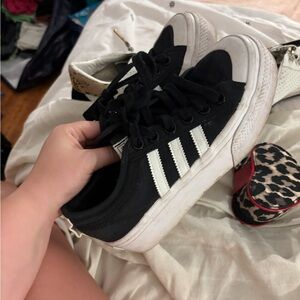 Adidas Classic Black and White Low-Tops